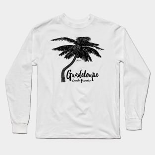 Guadeloupe, French Antilles, Palm Tree Long Sleeve T-Shirt